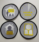 Pack of 4 Merit Badges