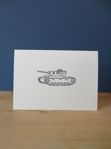 Panzer Greeting Card