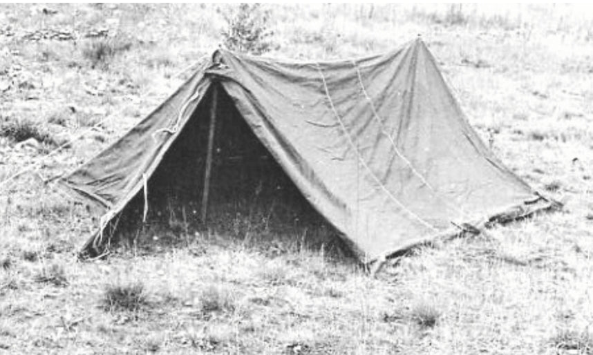 Original 1944 Dated British Pup Tent – The Frontline Co