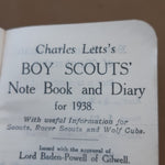 1938 Boy Scout Diary
