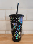 Black Reusable Plastic Cup