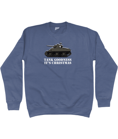 Tank Goodness it's Christmas Sherman Sweatshirt