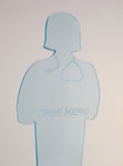 Long Hair Doctor Silhouette