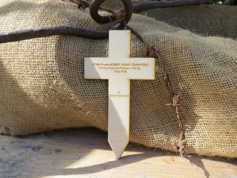 Personalised Remembrance Crosses